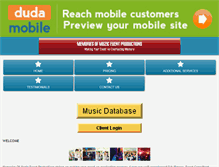 Tablet Screenshot of memoriesofmuzic.com